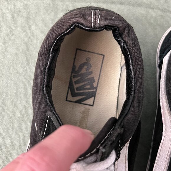 VANS Old Skool Black w White Side Stripe Skater Shoes Men: 5.5 Women: 7.0 - Picture 5 of 8